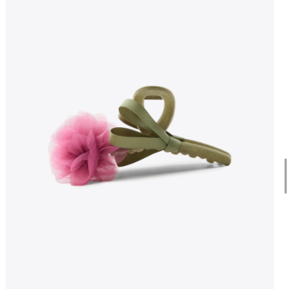 Zara organza flower hair clip 3920/058